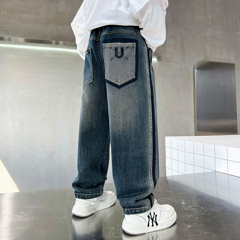 Unisex oversized Baggy Jeans with unique pocket design Mune Fashion