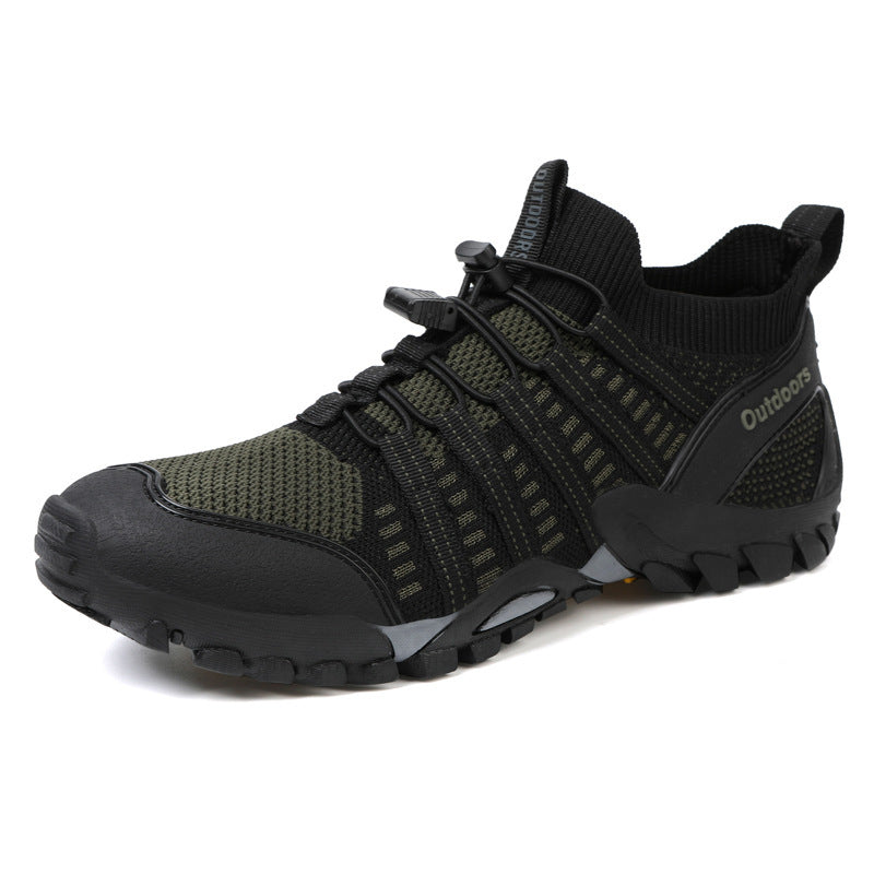Unisex high-top functional sneakers with protective cap, quick lace closure and profiled rubber sole Mune Fashion