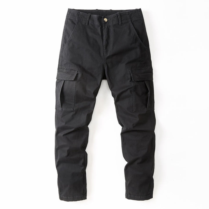 Men's cargo pants with camouflage pattern and multiple utility pockets Mune Fashion