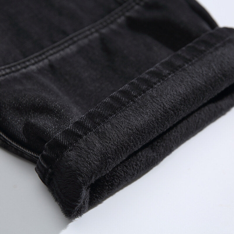 Men's Wide Vintage Denim Cargo Pants with Distinctive Seam Details and Patch Pockets Mune Fashion