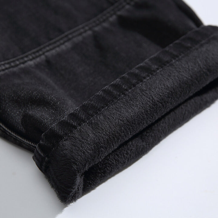 Men's Wide Vintage Denim Cargo Pants with Distinctive Seam Details and Patch Pockets Mune Fashion