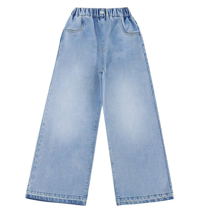 Women wide jeans with elastic waistband Mune Fashion