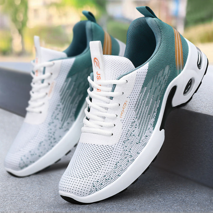 Men's nan performance knitted trainer with visible air cushioning and seamless sock shaft Mune Fashion