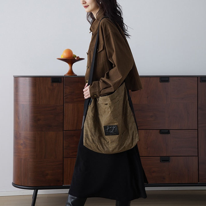 Women's Fashionable Oversized Jacket with Buttons and Practical Pockets Mune Fashion