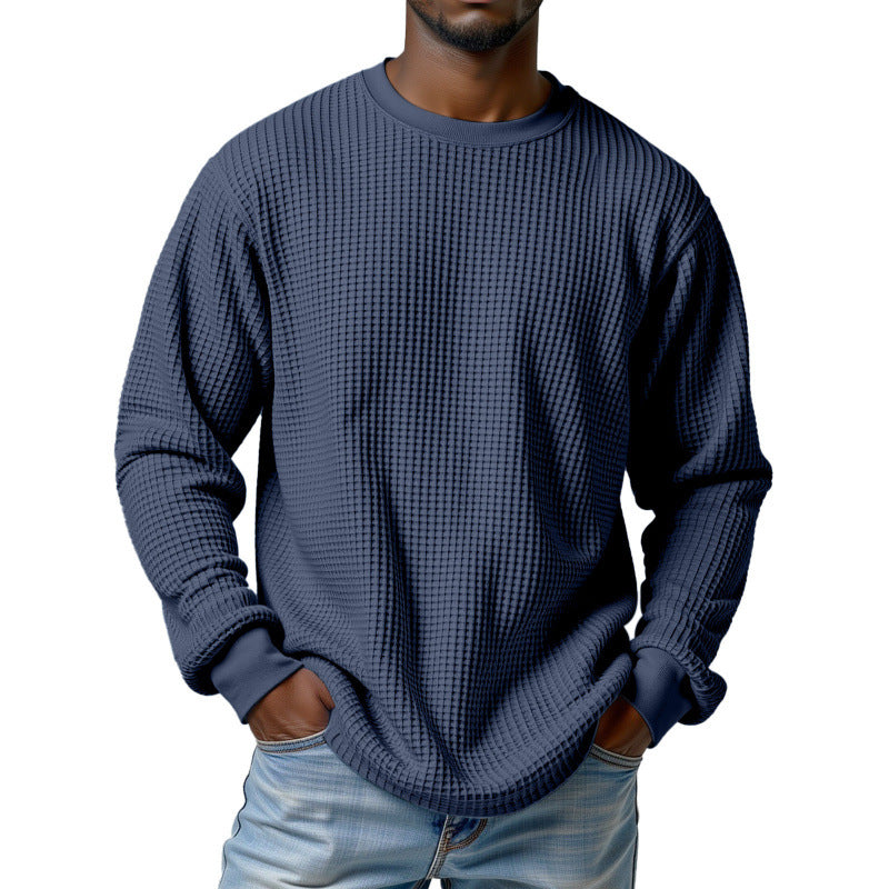 Men's Urban Pullover with Waffle Structure Mune Fashion