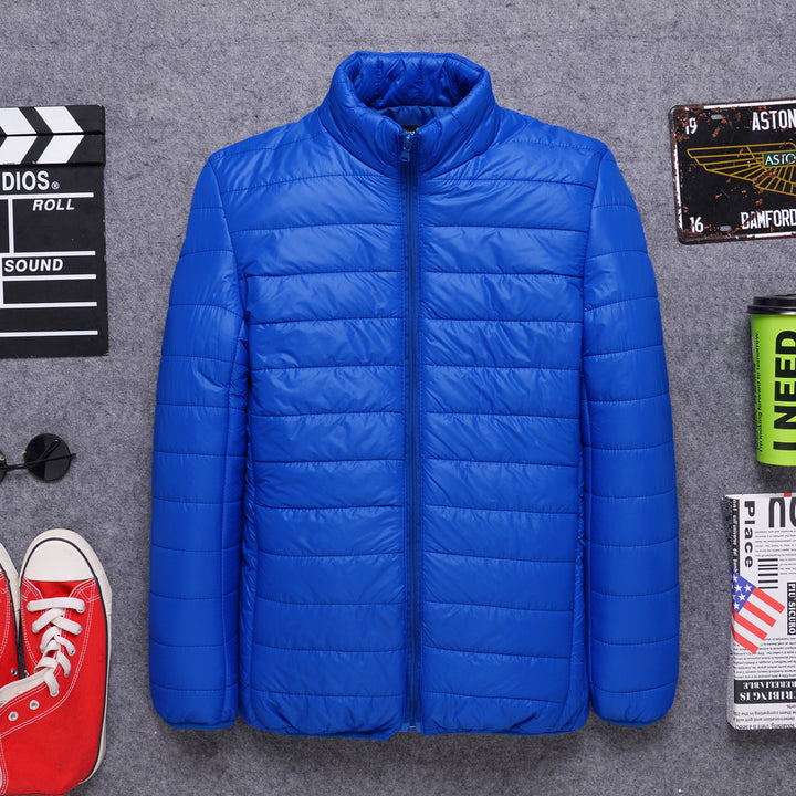 Men's nan ultra-light padded jacket with stand-up collar and full zip Mune Fashion