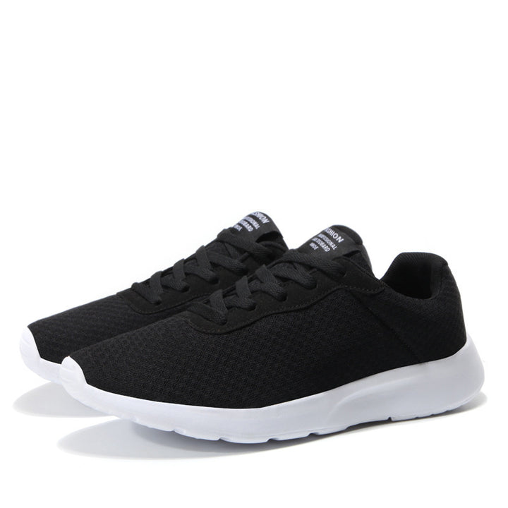 Unisex lightweight training sneakers with seamless knitted upper material, padded heel collar, and responsive EVA midsole Mune Fashion