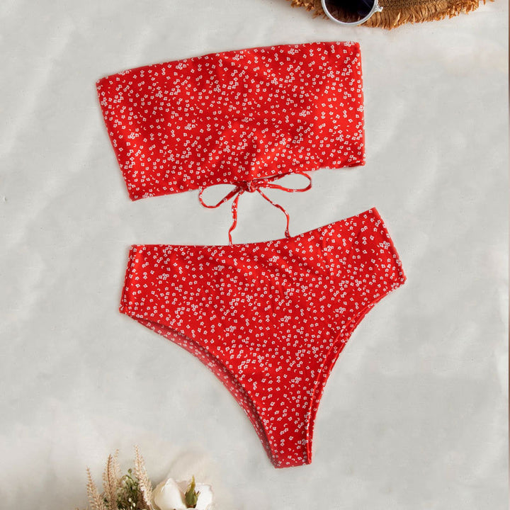 Women's High Waist Bandeau Bikini Mune Fashion
