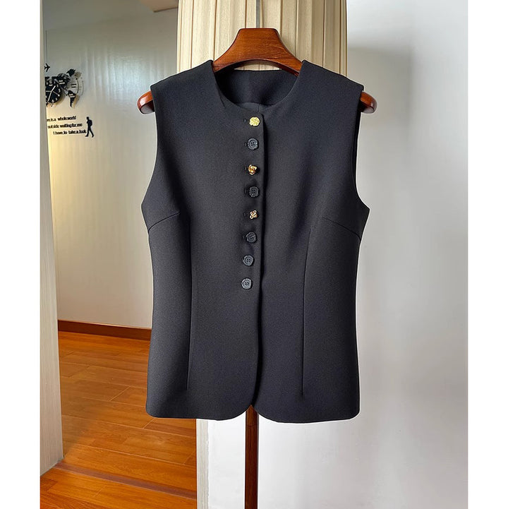 Women's Stylish Sleeveless Blazer Vest Mune Fashion