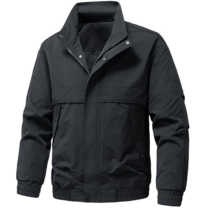 Men's technical hooded softshell jacket with adjustable hood and utility pockets Mune Fashion