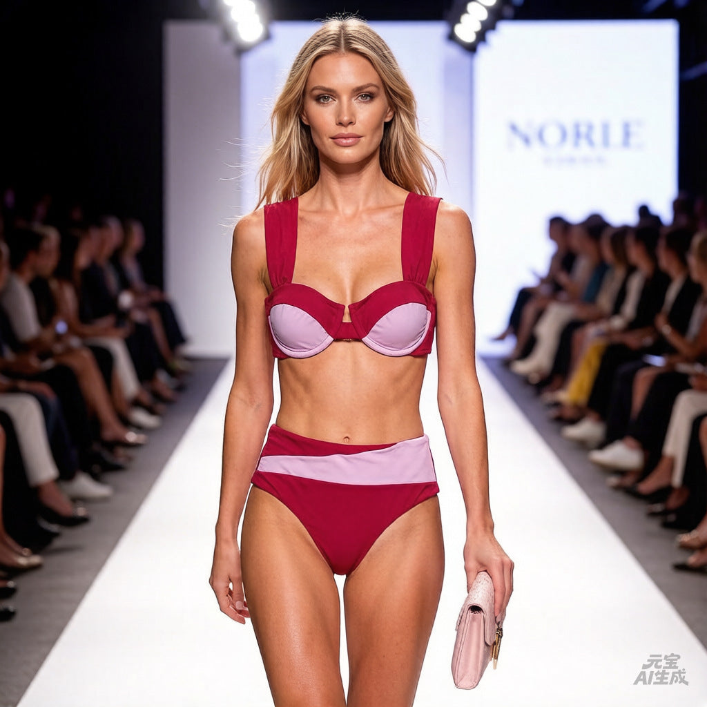 Women High-Cut Bikini Set with Innovative Design Mune Fashion