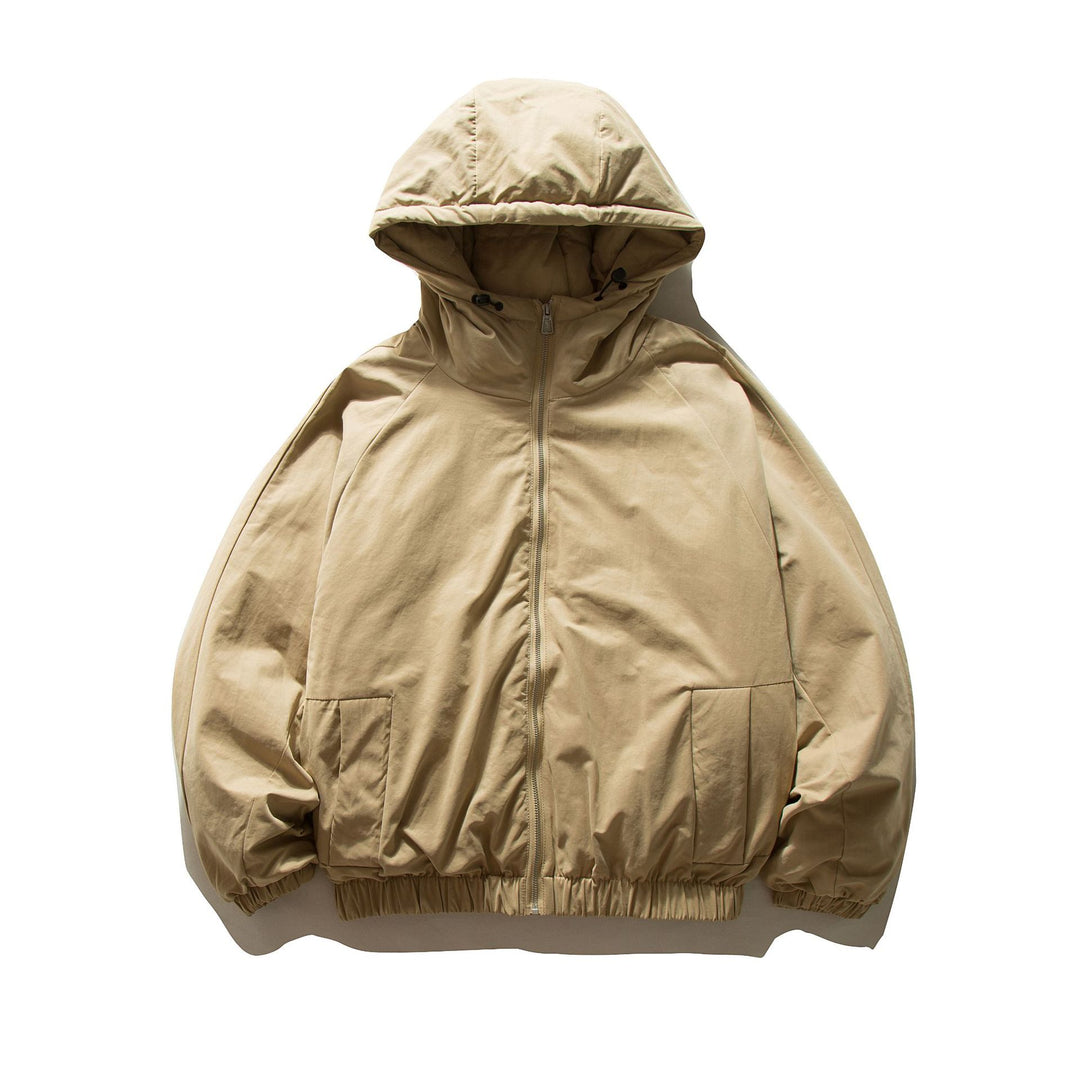 Unisex Oversized padded hoodie jacket with elastic hem and concealed pockets Mune Fashion