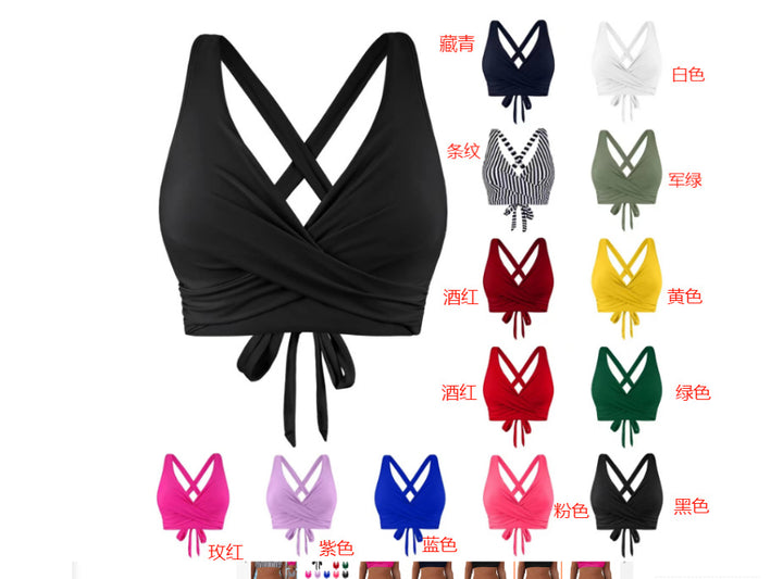 Women's comfortable wrap bikini top Mune Fashion