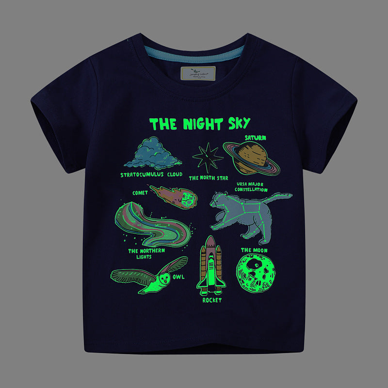 Boys T-shirt with creative space design Mune Fashion