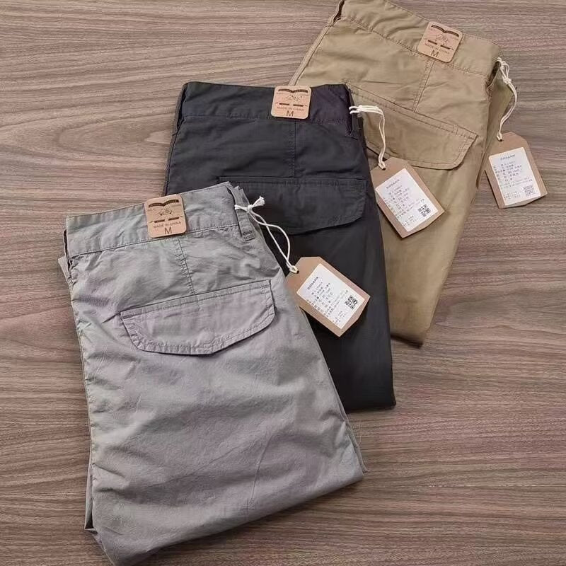 Men's Fashion Chino Pants with Elastic Waistband Mune Fashion