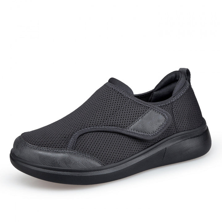 Ladies Comfort Slippers with Breathable Mesh and Elastic Entry Mune Fashion