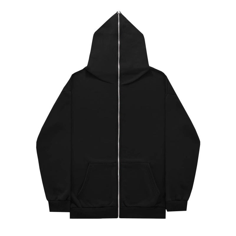 Unisex nan minimally structured hoodie zipper with pointed hood, kangaroo pocket and reinforced cuffs Mune Fashion