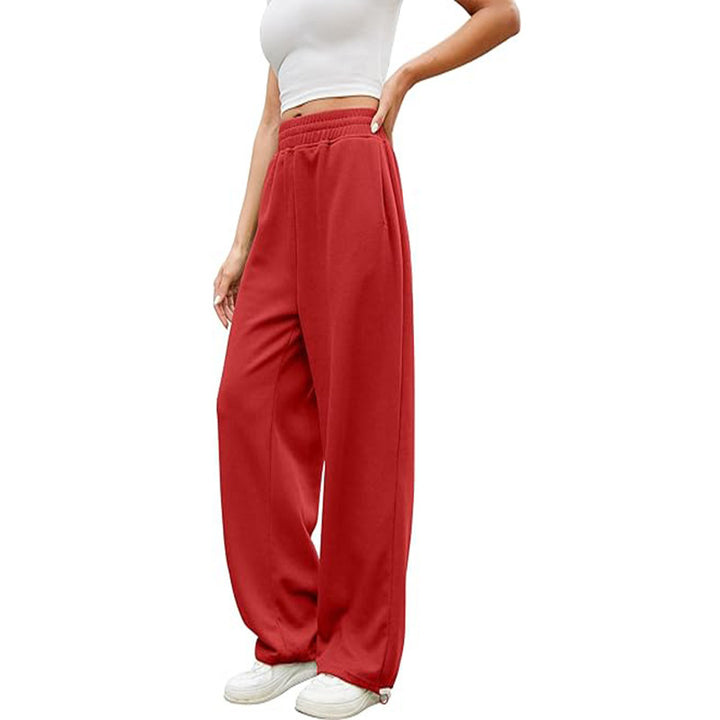 Women's nan locker falling sweatpants with extra wide leg, high waistband and drawstring Mune Fashion