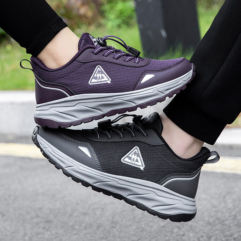 Unisex nan robust breathable outdoor sneakers with shock-absorbing sole Mune Fashion