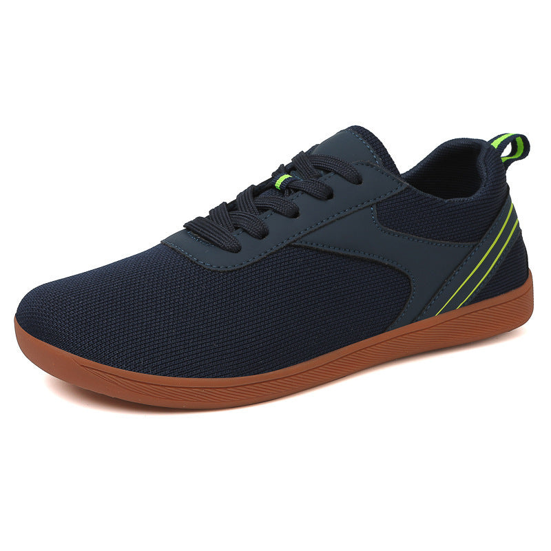 Men's breathable lightweight mesh everyday sneakers with padded comfort insole and flexible rubber outsole Mune Fashion