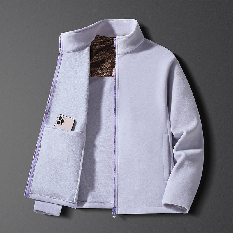 Women's fleece jacket with high-quality inner layer