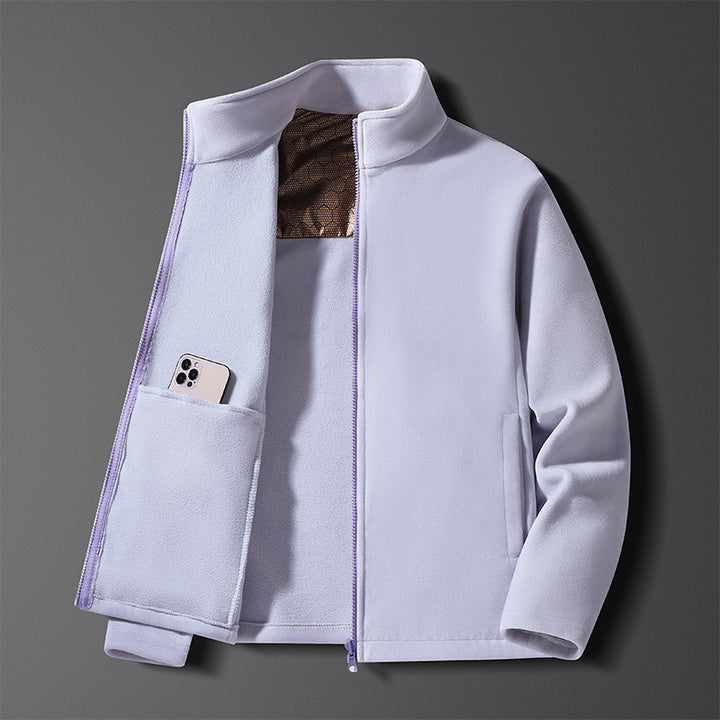 Women's fleece jacket with high-quality inner layer