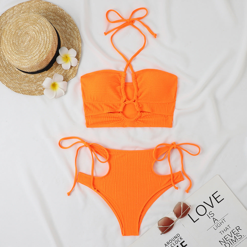 Women's bikini set with sophisticated cut-out and high waist design Mune Fashion
