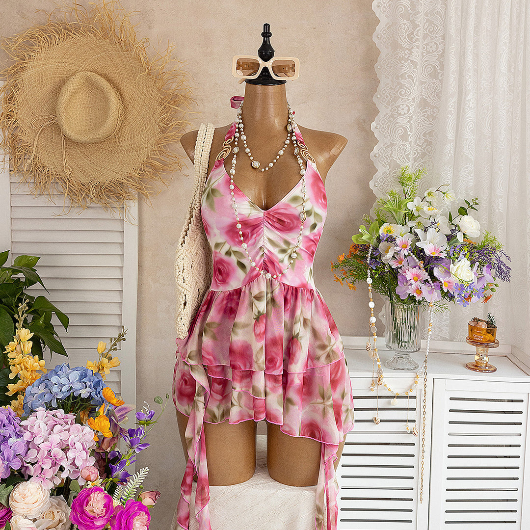 Women’s summer dress with floral design Mune Fashion