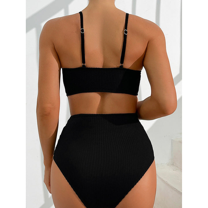 Women's high-cut swimsuit with trendy rib details Mune Fashion