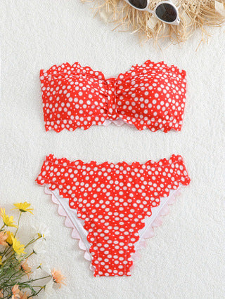 Women's Bikini Set with Floral Pattern Mune Fashion