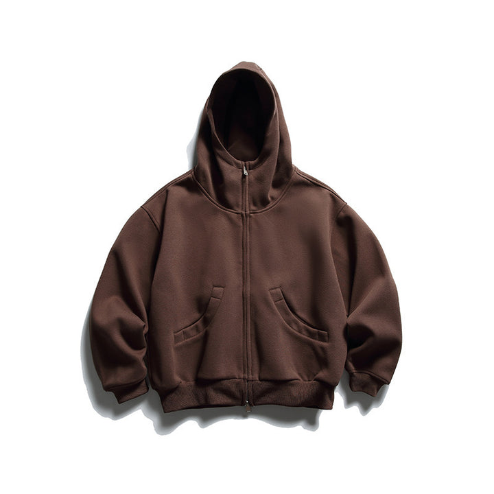 Unisex Oversize Zip-Hoodie with high collar and kangaroo pockets Mune Fashion