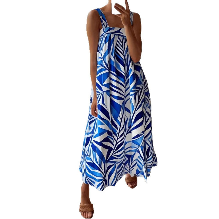 Ladies maxi dress with floral pattern and airy fit Mune Fashion