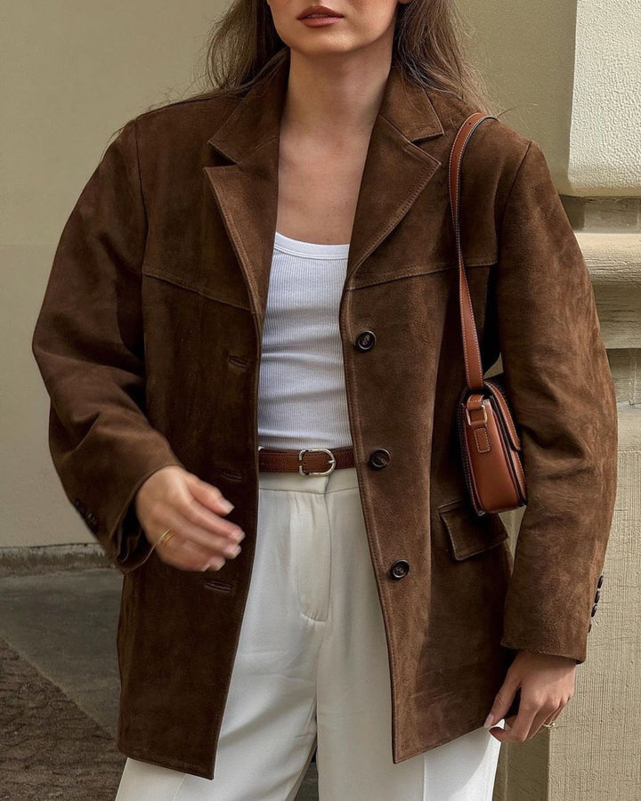Women's Fashion Suede Jacket