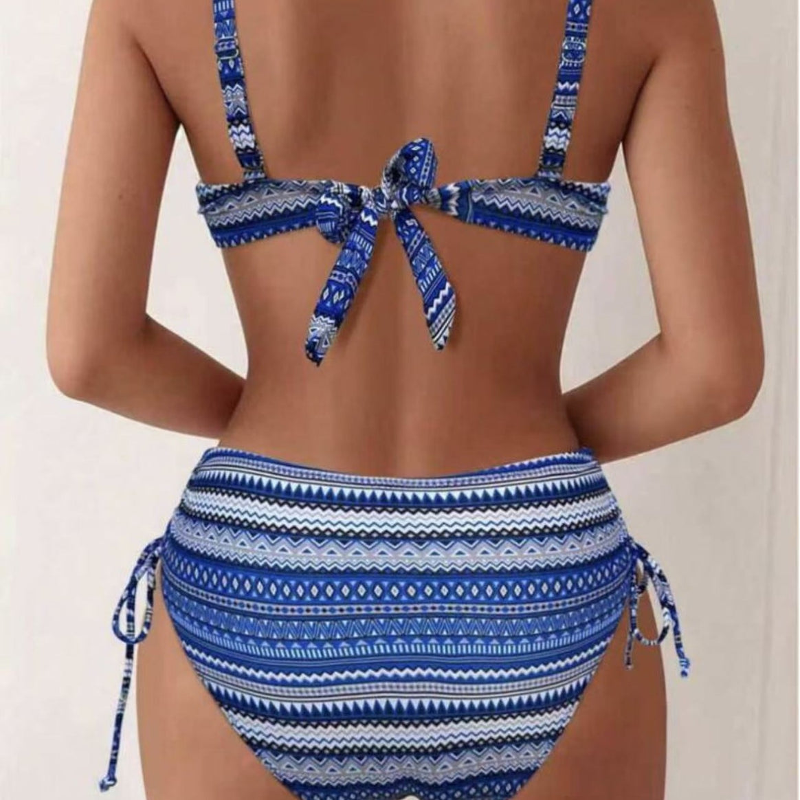 Ladies bikini set with stylish wrap detail and adjustable waistband Mune Fashion