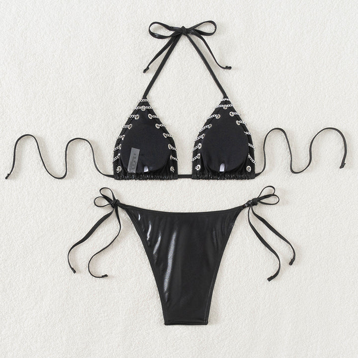 Women’s seductive triangle bikini with detail-loving accents Mune Fashion