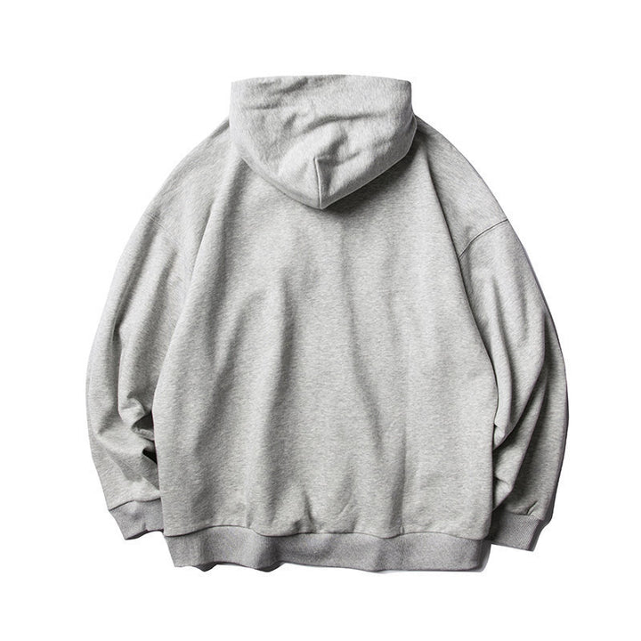 Unisex Oversized Hoodie in Collegiate Look with Kangaroo Pocket and Contrast Drawstring Mune Fashion