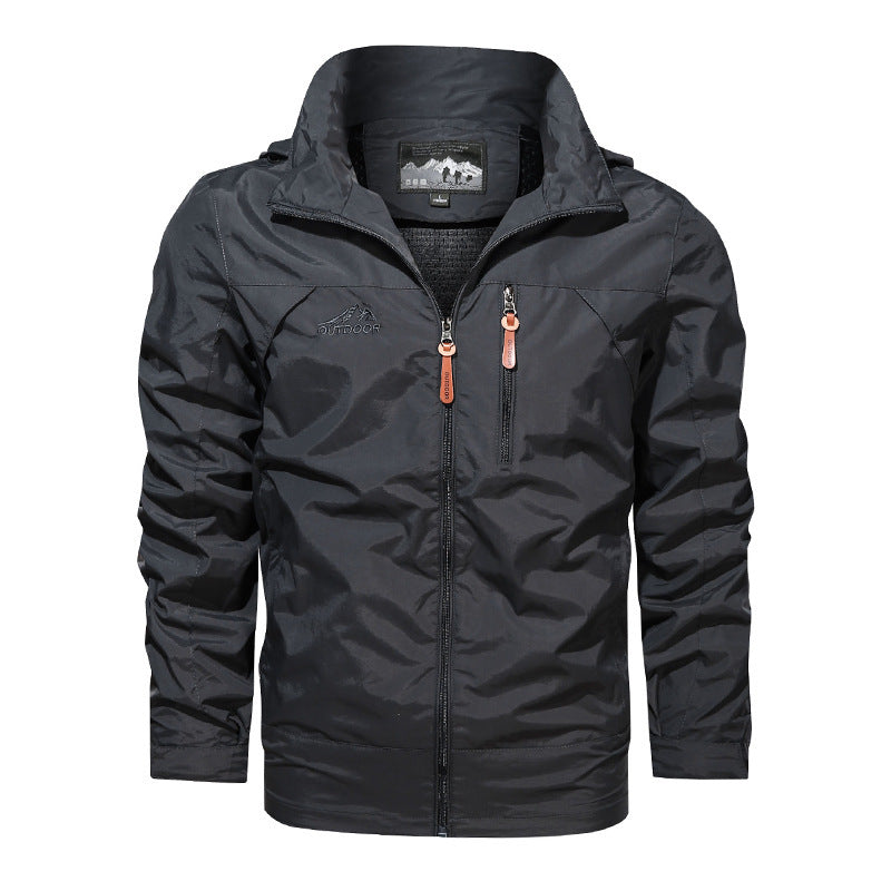 Men's Wind and Water Resistant Functional Jacket Mune Fashion