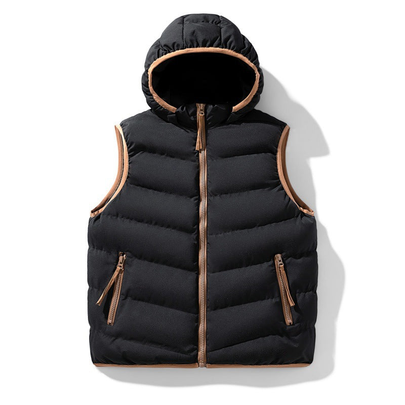 Women's Thermal Insulated Padded Vest with Hood Mune Fashion