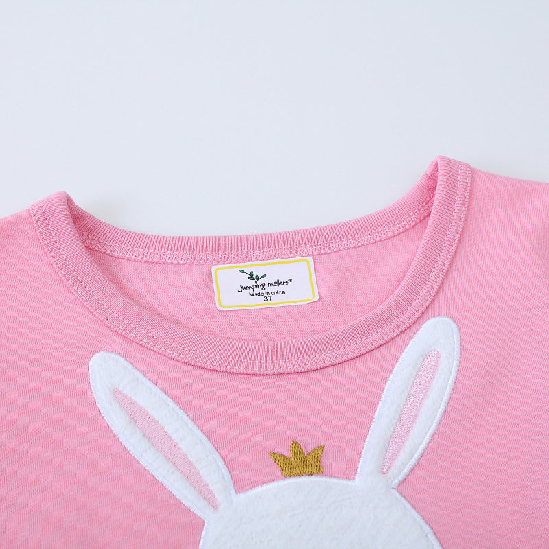Girls tulle dress with sweet bunny motif Mune Fashion