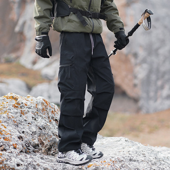 Men's Robust Water-Repellent Trekking Pants with Cargo Pockets Mune Fashion