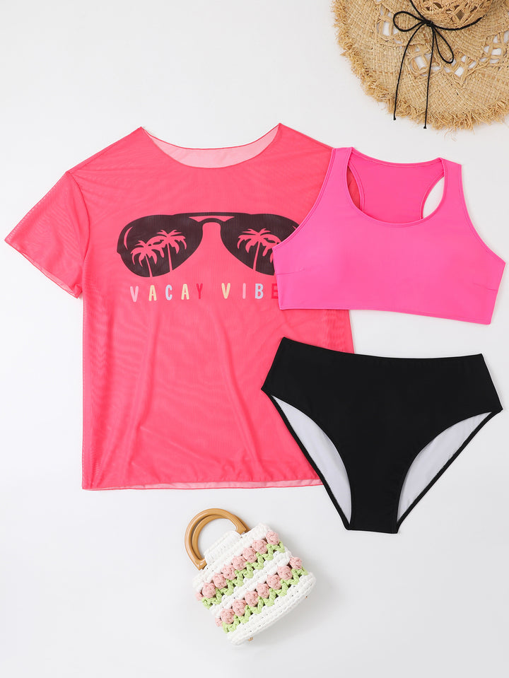Women's Sporty Bikini Set with Light Top and Fashionable Design Mune Fashion
