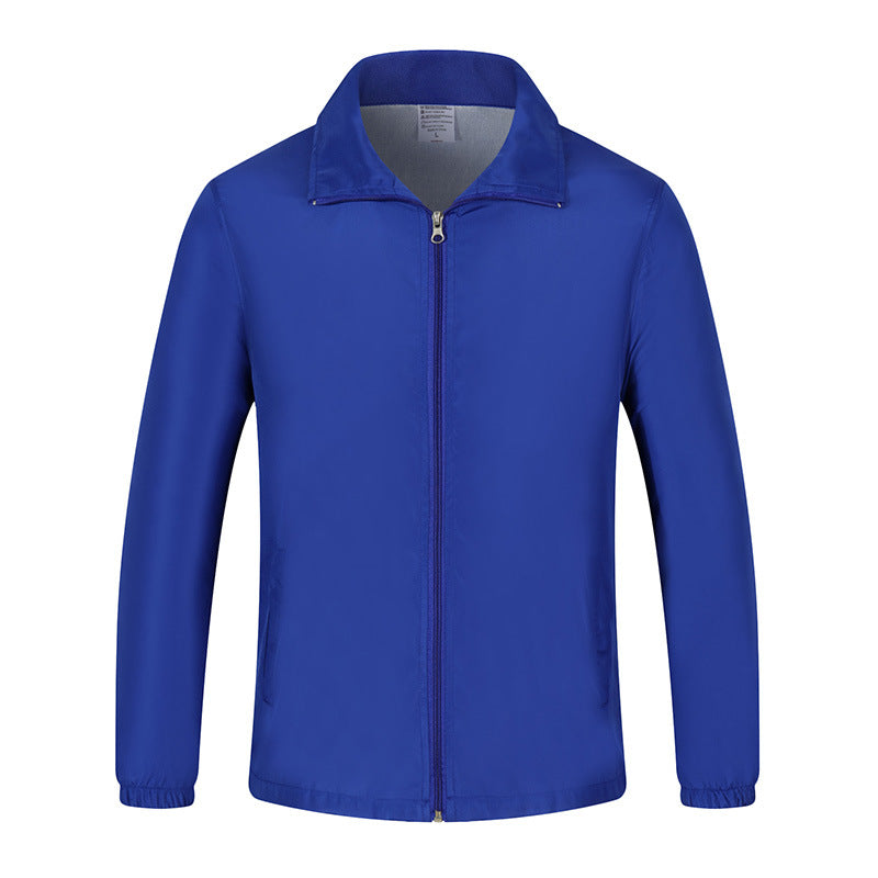 Men's lightweight windproof leisure jacket with full-length zipper & elastic cuffs Mune Fashion