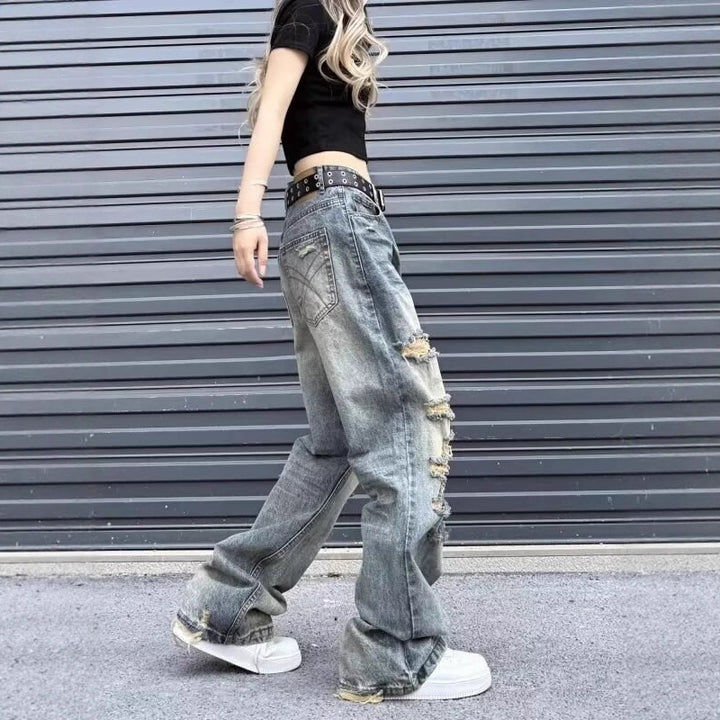 Women Loose-Fit Jeans Mune Fashion