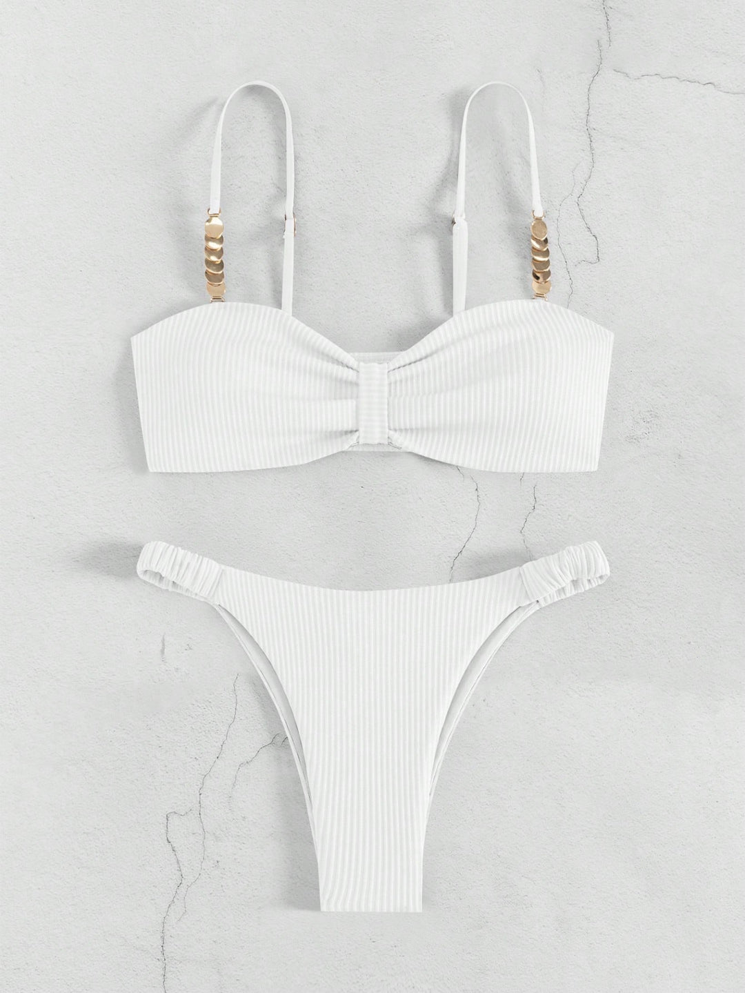 Women Bustier Bikini with elegant bow design and fashionable accents Mune Fashion