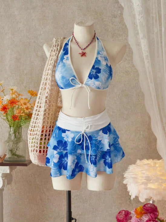 Women's Bikini Set with Skirt Mune Fashion