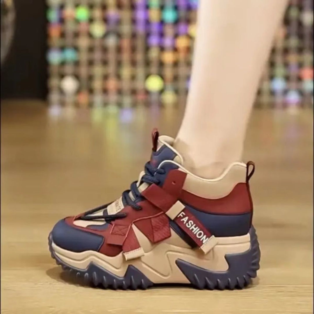 Women trendy High-Top Sneakers Mune Fashion