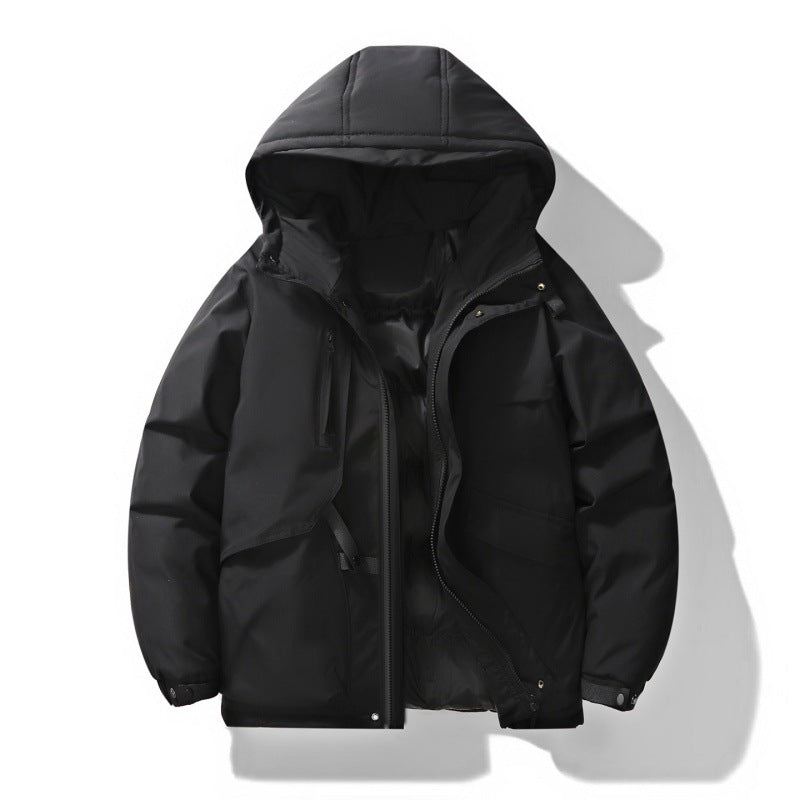 Men's Insulated Parka Jacket with Hood Mune Fashion