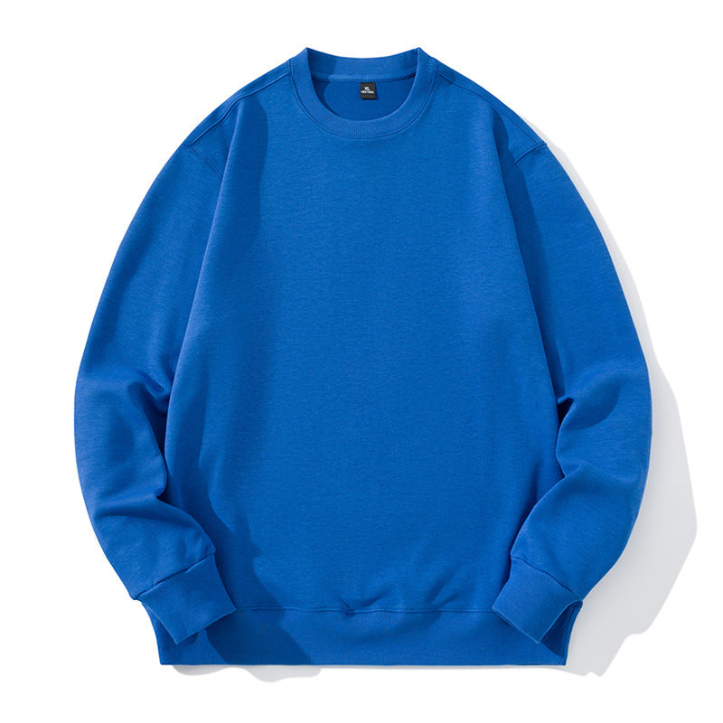 Unisex Oversize Cotton-Fleece Sweatshirt with Round Neck, Ribbed Cuffs and Heavy Quality Mune Fashion