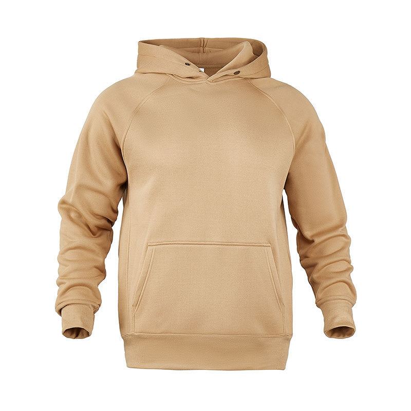 Men's Sweat Fabric Hoodie with Raglan Sleeves, Kangaroo Pocket and Reinforced Hem Mune Fashion