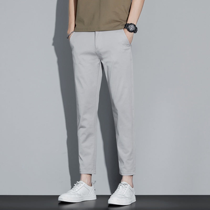 Men's elegantly cut casual pants with practical pockets Mune Fashion